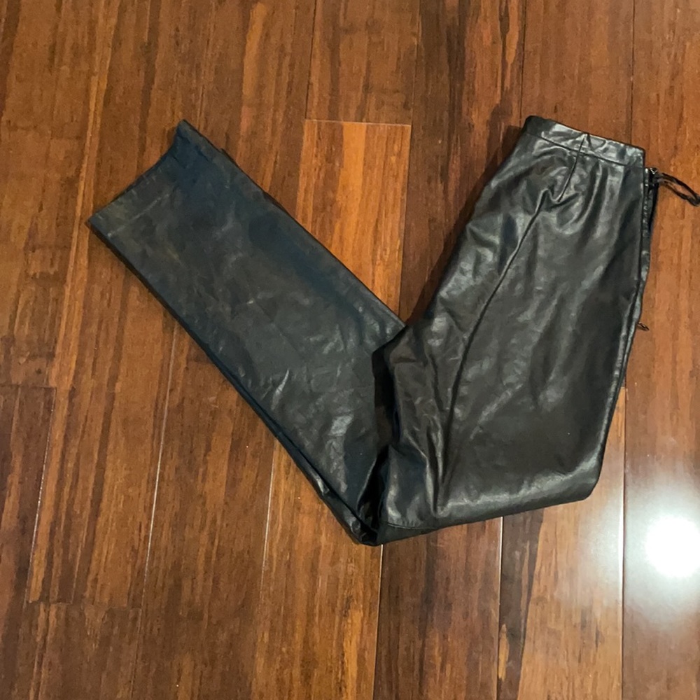 ANN TAYLOR 100% LEATHER PANTS - Picture 8 of 8